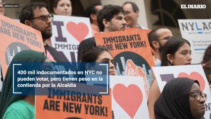 400 mil indocumentados en NYC no pueden votar, pero tienen peso en la contienda por la Alcaldía