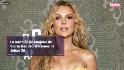 La reacción de Marjorie de Sousa tras declaraciones de Julián Gil