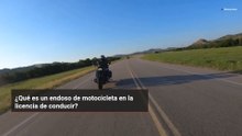 ¿Qué es un endoso de motocicleta en la licencia de conducir?