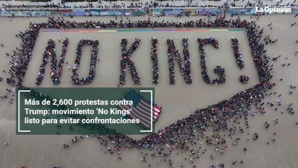 Más de 2,600 protestas contra Trump: movimiento ‘No Kings’ listo para evitar confrontaciones