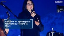 Billie Eilish fue agredida por un fan durante su concierto en Miami
