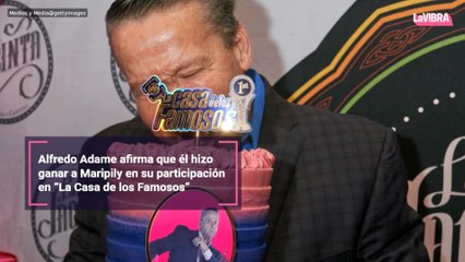 Alfredo Adame afirma que él hizo ganar a Maripily en su participación en “La Casa de los Famosos”