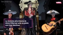 La reciente advertencia de Alicia Villarreal ante su pleito con Cruz Martínez
