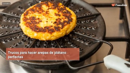 Trucos para hacer arepas de plátano perfectas
