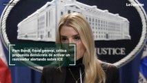 Pam Bondi, fiscal general, critica propuesta demócrata de activar un rastreador alertando sobre ICE