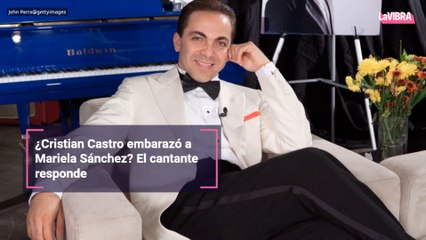 ¿Cristian Castro embarazó a Mariela Sánchez? El cantante responde