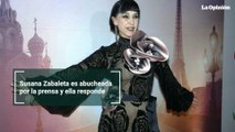 Susana Zabaleta es abucheada por la prensa y ella responde