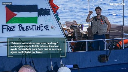 “Estamos entrando en una zona de riesgo”: las imágenes de la flotilla internacional con ayuda humanitaria para Gaza que se acerca a aguas controladas por Israel