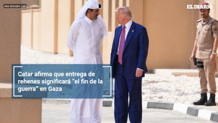 Catar afirma que entrega de rehenes significará “el fin de la guerra” en Gaza