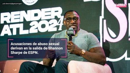 Acusaciones de abuso sexual derivan en la salida de Shannon Sharpe de ESPN.