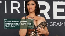 Cardi B confirma que está embarazada de su cuarto bebé: “Estoy feliz”