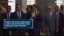 Maduro afirma que la gobernadora y toda la isla de Puerto Rico están listas para invadir Venezuela
