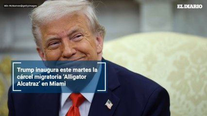 Trump inaugura este martes la cárcel migratoria ‘Alligator Alcatraz’ en Miami