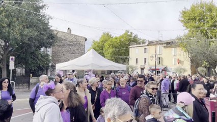 Montfrin : départ de la rando solidaire pour Loli