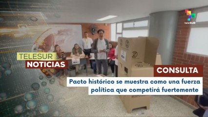 En Colombia, fuerzas políticas del pacto histórico, realizaron su consulta interna