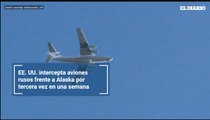 EE. UU. intercepta aviones rusos frente a Alaska por tercera vez en una semana