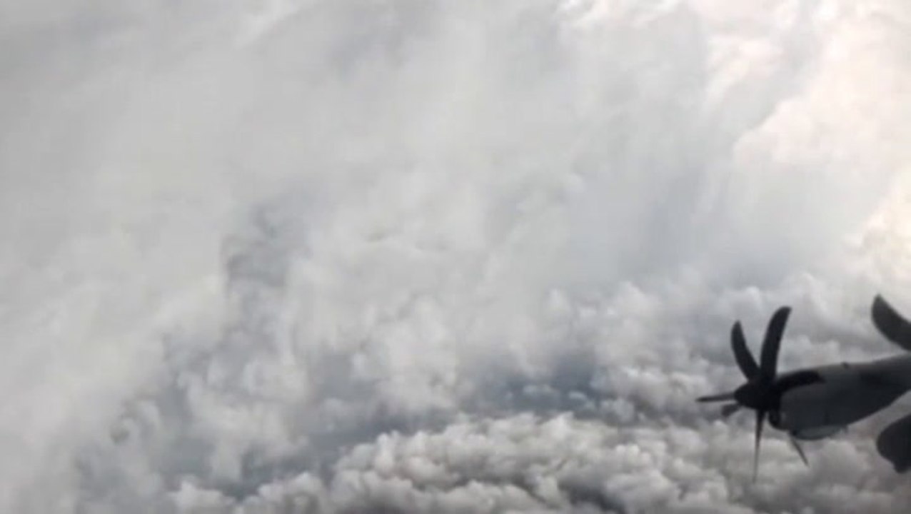 Storm chasers fly inside Hurricane Melissa’s eye in incredible footage