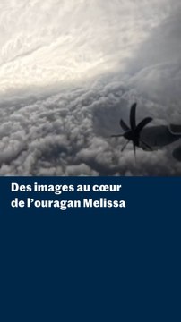 Melissa : les images filmées dans l’œil de l’ouragan par l’US Air Force