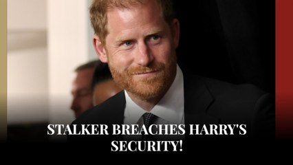 Harry forced to face scary stalker with limited security