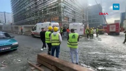 İstanbul’da inşaatın yük asansörü düştü; 8 yaralı