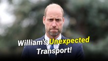 William earns raves for surprising mode of transportation