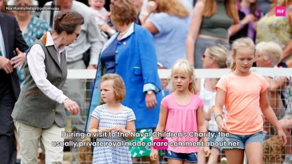 Princess Anne sheds rare light on royal family