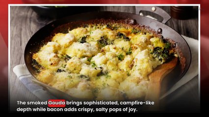 Smoked Gouda and Bacon Cauliflower Au Gratin