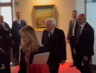 L'arrivo del presidente Mattarella al Castello del Buonconsiglio