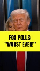 Trump lashes out at Fox News over dismal poll results