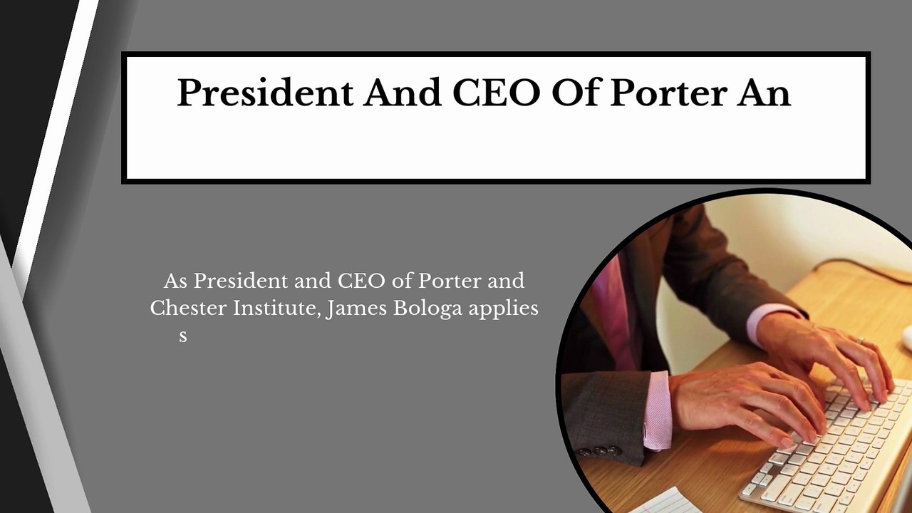 James Bologa - A Respected Leader