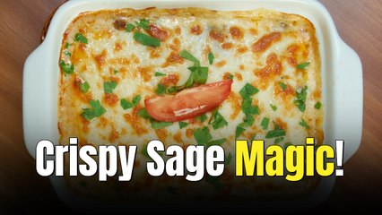 Pumpkin Lasagna Roll Ups with Crispy Sage Recipe