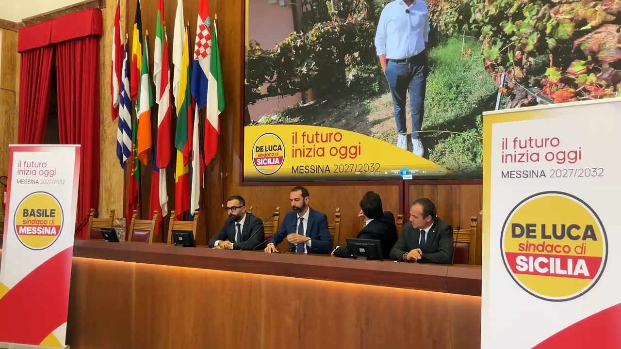 Cateno De Luca - Messina 2027/2032  con Federico Basile ancora Sindaco! (28.10.25)