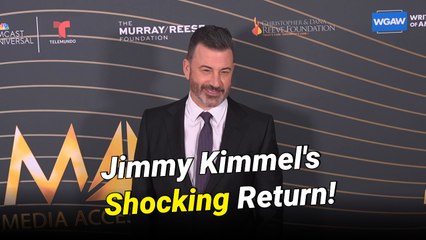 Jimmy Kimmel's Talk Show Returns as ABC Calls Comedian's Jokes About Charlie Kirk 'Ill-Timed' and 'Insensitive'