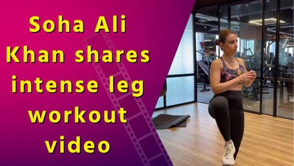 Soha Ali Khan shares glimpse of her heavy leg day, highlights the power of mobility training