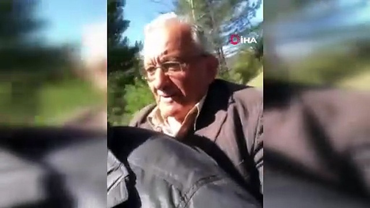 'Lan fatih sakin' dedeyle torununun motosiklet macerası gülümsetti!