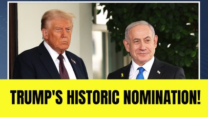 Netanyahu Nominates Trump for Israel Prize