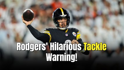 Aaron Rodgers Warns Lineman After Tackling Him Following Touchdown