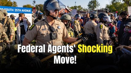 Federal agents hit Chicago police officers with tear gas