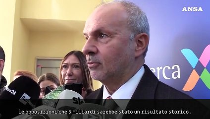 Sanita', Schillaci: "In manovra 7 miliardi, non mancano medici"