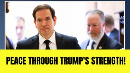 Rubio Hands Trump Note Before Peace Deal Announcement