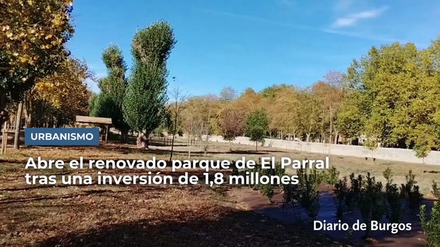 Abre en Burgos el renovado parque del Parral tras una inversión de 1,8 millones