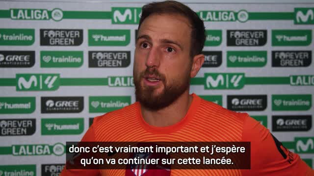 Atlético - Oblak : "On a su souffrir, et ça aussi c’est important"