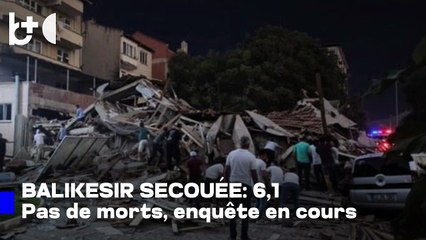 Bâtiments effondrés, gens dans la rue / Nouveau séisme de magnitude 6,1 en Turquie