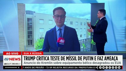 Trump critica teste nuclear da Rússia e ameaça Putin