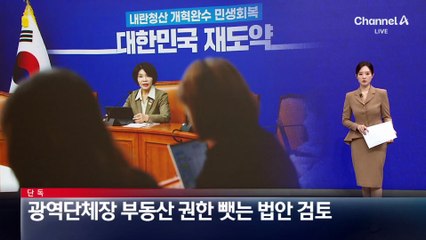 [단독]민주, 광역단체장 부동산 권한 분산 법안 검토