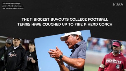 The 11 Biggest Buyouts College Football Teams Have Coughed Up To Fire A Head Coach