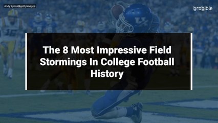 The 8 Most Impressive Field Stormings In College Football History