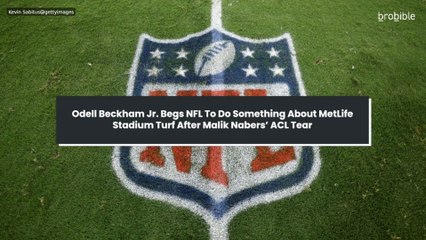 Odell Beckham Jr. Begs NFL To Do Something About MetLife Stadium Turf After Malik Nabers’ ACL Tear