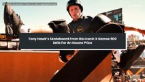 Tony Hawk’s Skateboard From His Iconic X Games 900 Sells For An Insane Price