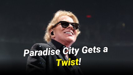 Axl Rose Trades Guitar for Graphic Novels in Cyberpunk Paradise City